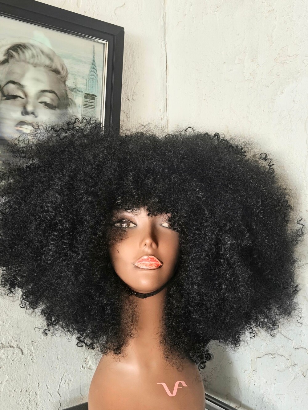 Big and Full Afro Kinky Curly Wig - Picture 3 of 8